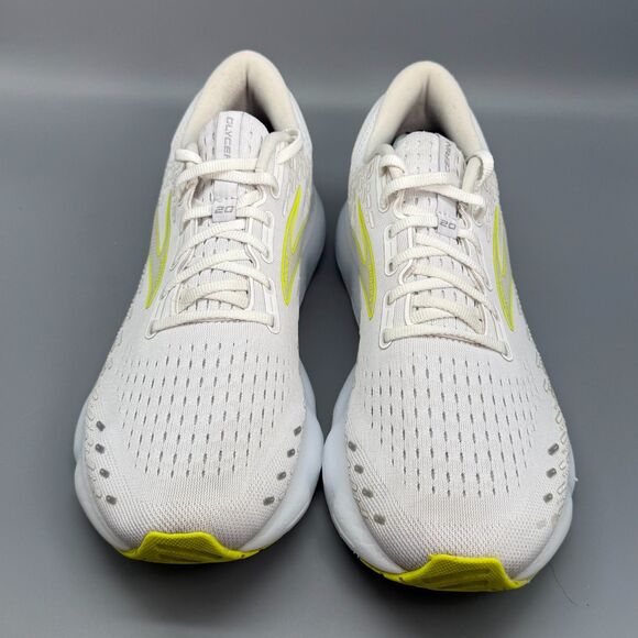 Brooks Glycerin 20 Men\'s 13 White Athletic Running Sneakers Lace-Up Low Top main image 7